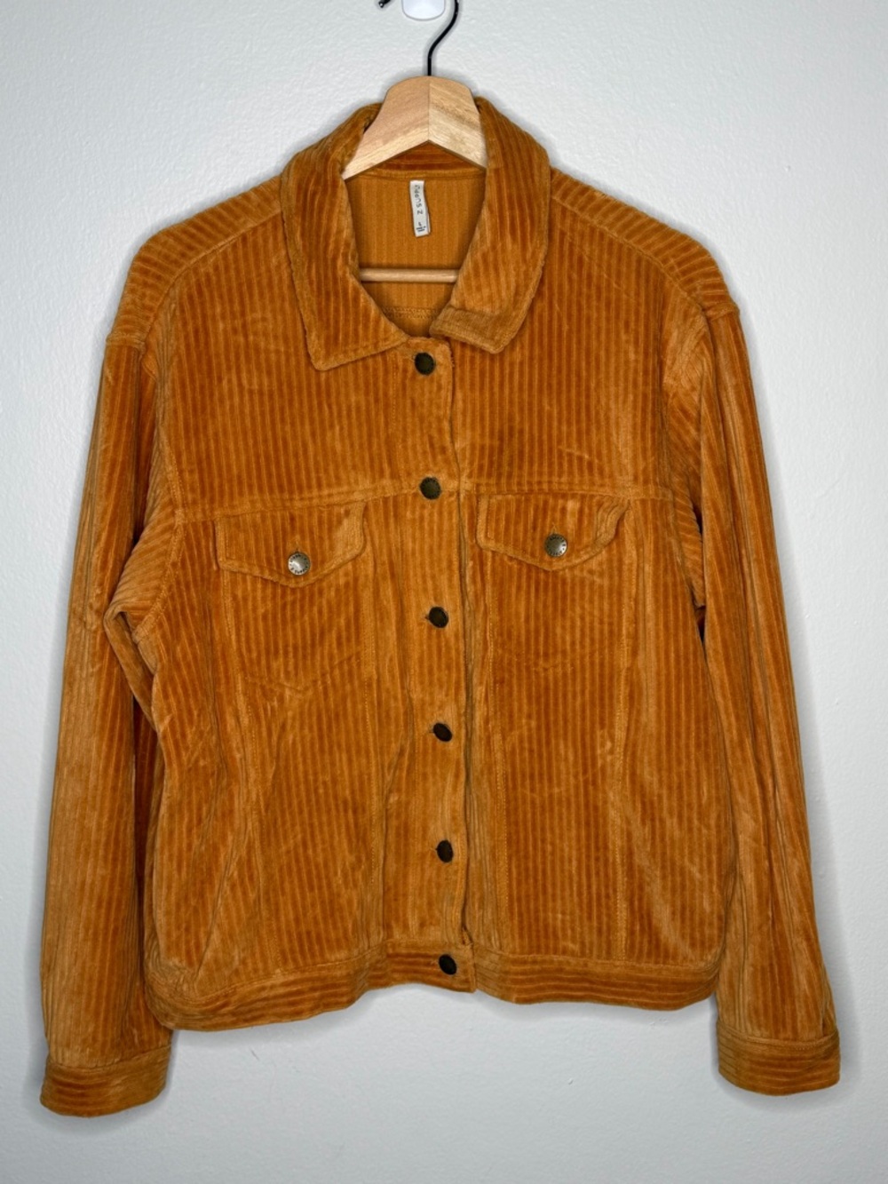Z Supply Knit Corduroy Jacket Size Large